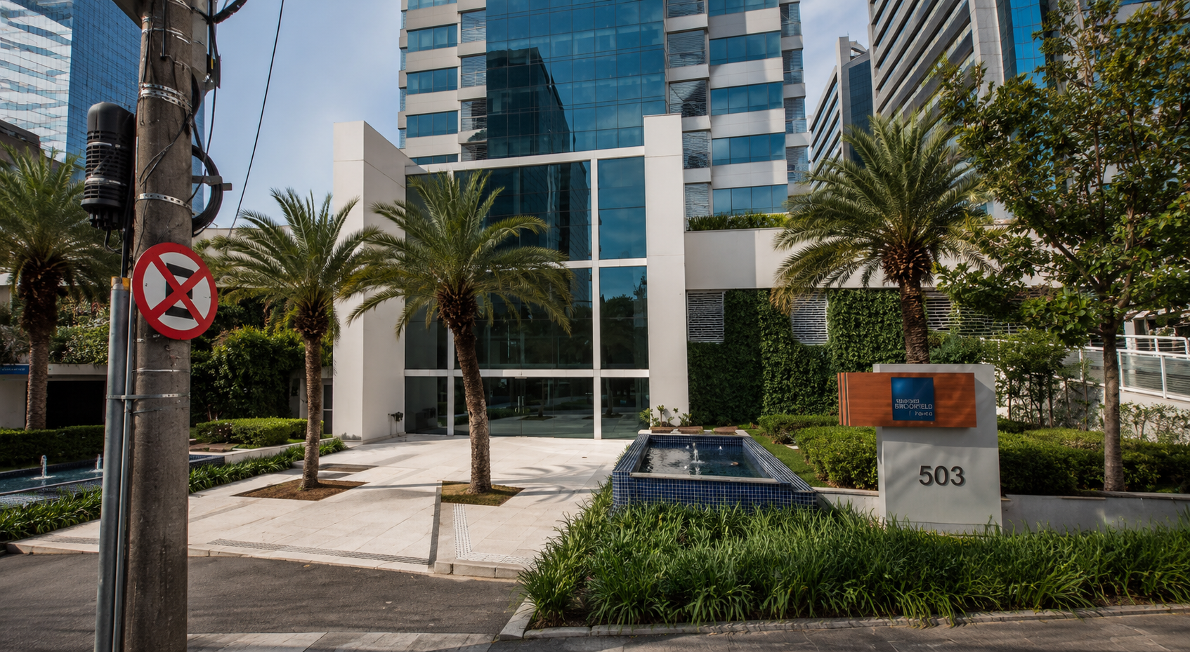Fachada do prédio Ethereun em Alphaville