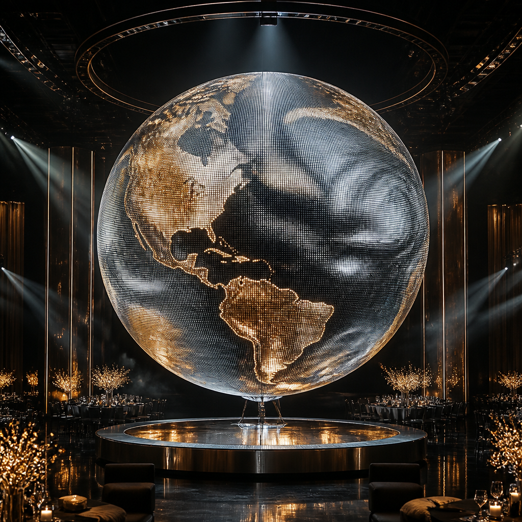 Globo Imersivo — Painel de LED Esfera