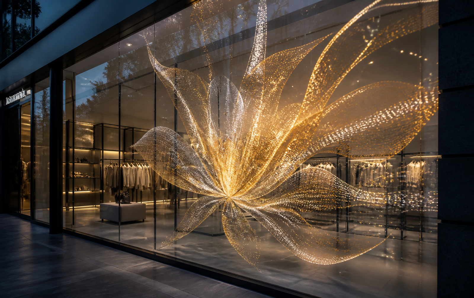 Vitrine Corporativa — Painel de LED Glass
